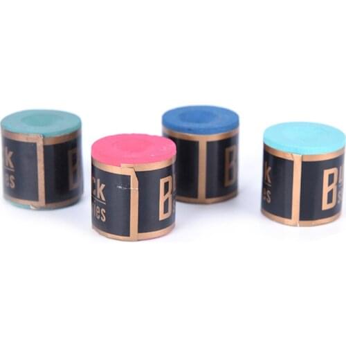 1PCS Billiard Chalks Pool Cue Stick Chalk Snooker Billiard accessories Wholesale 4 Colors Red / Blue / Dusty Green / Green
