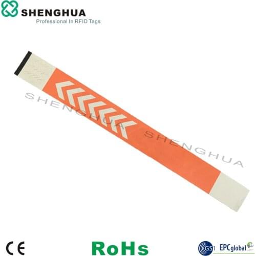 200pcs/pack UHF Passive RFID Tyvek Wristbands Disposable Smart Color Tags Bracelet For Hospital Patient Identification Festival