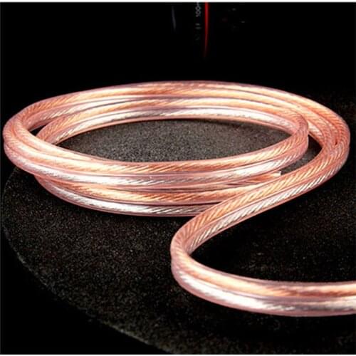 DIY 200 Core Fever Audio Cable With Oxygen Free Copper Speaker Wire Loud Hi-Fi Audio Line for Amplifier Home theater KTV System