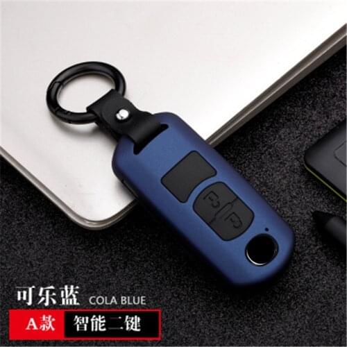 Car Styling Carbon fiber Car Remote Smart Key Case Cover Keychain shell For Mazda 3 Mazda 6 CX5 CX4 CX- 5 CX- 7 CX- 9 Atenza