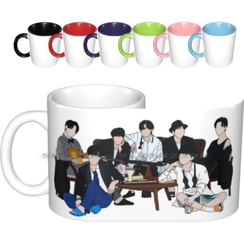 Be Concept Photo Shoot Ceramic Mugs Coffee Cups Milk Tea Mug Butter Kpop Be Concept Photo Life Goes On Jungkook Jimin Suga Jin