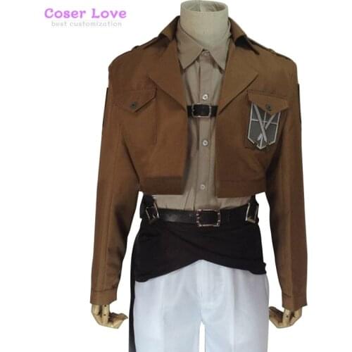 Attack on Titan Shingeki no Kyojin Sasha Blause Bertolt Huber Armin Arlert Training Corps Cosplay Costume clothing