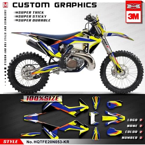 KUNGFU GRAPHICS Custom Stickers MX Decals for TE 150i 250i 300i FE250 FE350 FE450 FE501 FE 250 350 450 501 2020 2021 2022