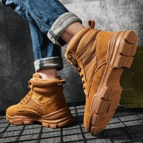 Land black protective mens safety home tactical mens winter combat vintage boty shoes for timber ANKLE men snow coturno work
