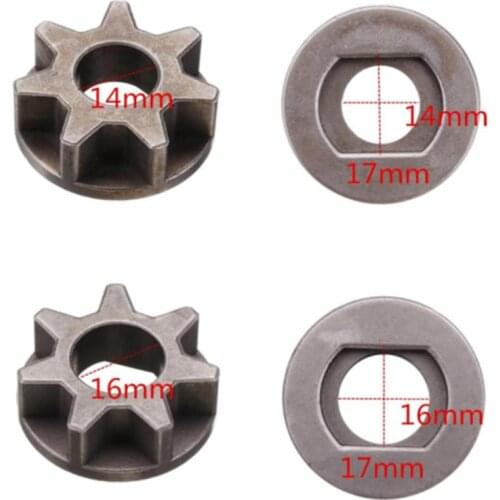 Hot ！M14 M16 Sprocket Chain Saw Gear For 115 125 150 180 Angle Grinder Replacement Gear Chainsaw Bracket Power Tool Wholesale