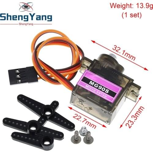 ShengYang 1pcs MG90S Metal gear Digital 9g Servo For Rc Helicopter plane boat car MG90 9G IN STOCK