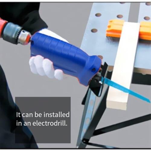 Cordless Reciprocating Saw Adapter Set Electric Drill Modified Electric Saw Hand Tool Wood Metal Cutter Saw Attachment Adapter