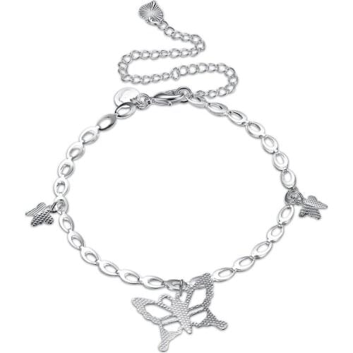 New Arrival Silver Plated Anklet for Women Factory Price As tornozeleiras Handmade Unisex Jewelry