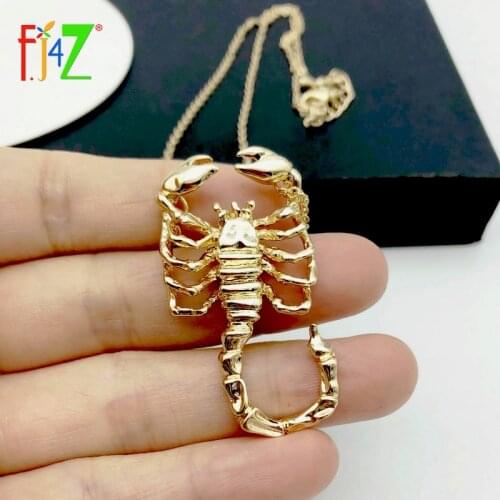 F.J4Z Hot 12 Horoscope Necklaces Vintage Fashion Golden Alloy Sign of Zodiac Pendant Women Necklace Jewelry Lovers Jewel