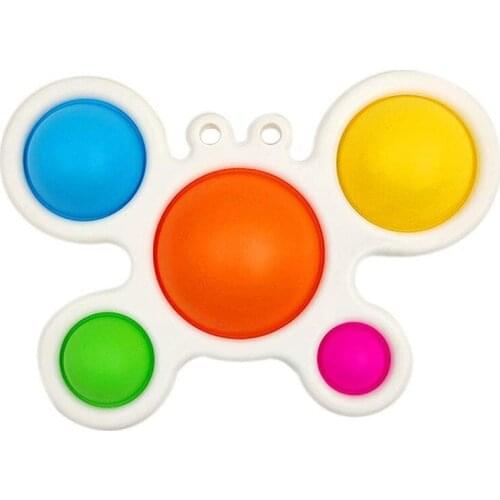 Simple Dimple Fidget Toy Model Crab Sensory Toys Stress Relief Toys Hand Toys Baby Teething Toy for Age 6 Months