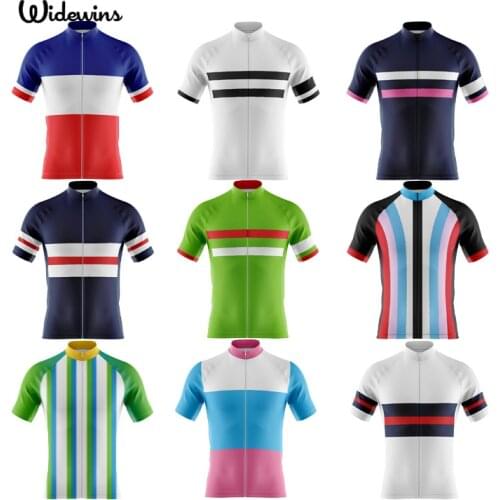 Widewins Cycling Jersey Men Summer MTB Bike Jersey Short Sleeve Breathable Factory Directly Sale Bicycle Clothing Wear ciclismo