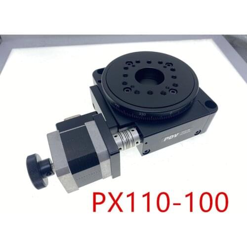 PX110-100 Electric Rotary Stage ,Motorized Rotation Stage, Electric Rotating Platform, precision rotary desk