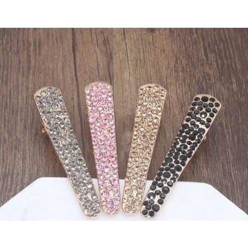 4colors Pearl-encrusted Duckbill Clip Bridal Jewelry Fashion Clip Rhinestone Hair Accessories Korean Celebrity Hairpin Headdress