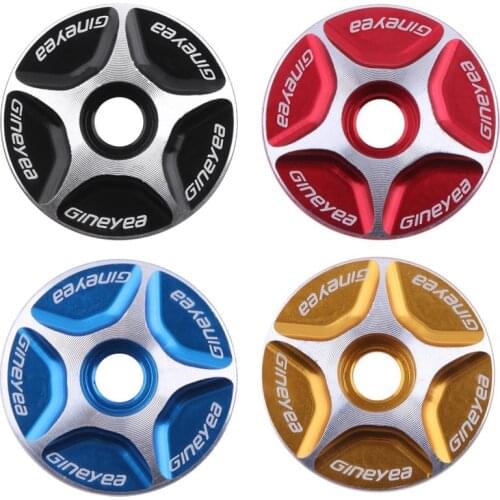 1 PC Bicycle MTB Headset Stem Top Cap Aluminum Threadless Headset Caps Mountain Bike Cycling Cover Bicycle Accessories