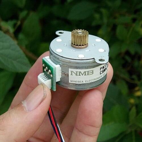 1PC 4-phase 5-wire mini stepper motor dia 35mm round stepping motor 7.5 degree 5v micro motors high quality electric machinery