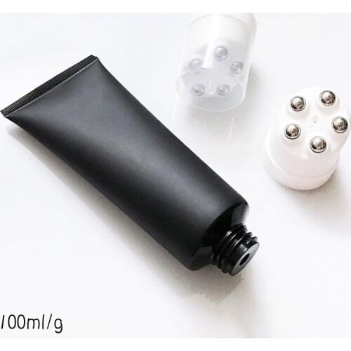 20pcs 100ml High Quality Empty Body Cream Roll Ball Tubes Squeeze Skin Care Cream Soft Tube
