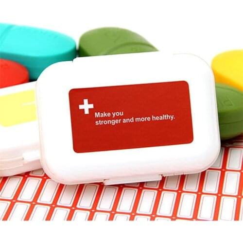 8 Grids Pill Box Classification Tablets Pill Container Medicines Box Splitters Storage Dispenser Weekly Pillbox Pastillero Case