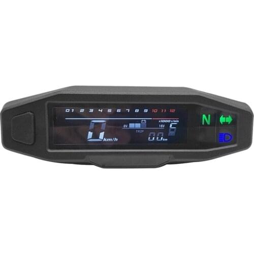Motorcycle LCD Speedometer Digital Odemeter Electric Injection and Carburetor Meter for Russian KR200