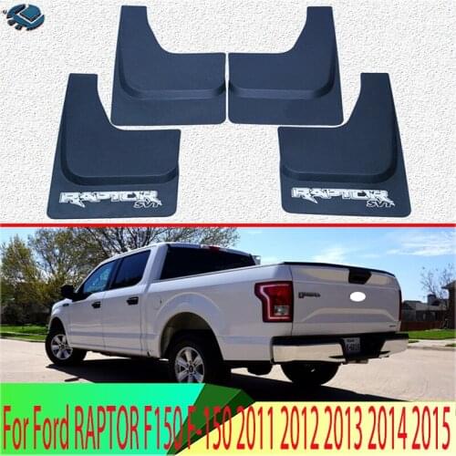 For Ford RAPTOR F150 F-150 2011 2012 2013 2014 2015 Mud Flaps Splash Guard Mudguards Fender 4PCS