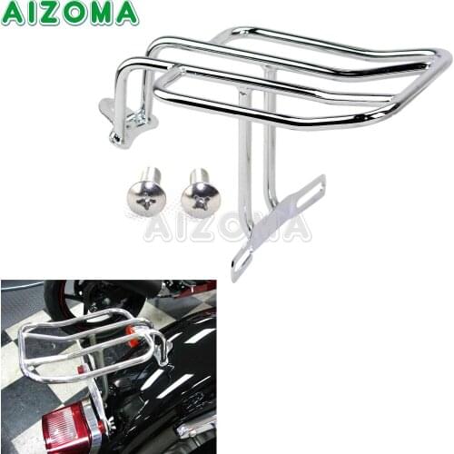Motorcycle Chrome Luggage Rack for Harley Sportster 1000 1100 XL 1200 883 Iron Custom 1979-2013 Passenger Carrying Holder Rack