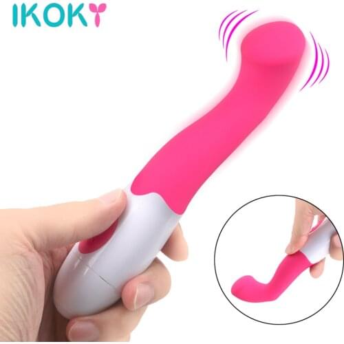 IKOKY Dildo Vibrator 30 Speeds AV Magic Wand Massager G-spot Sex Toy for Women Female Masturbator Vagina Clitoris Stimulator