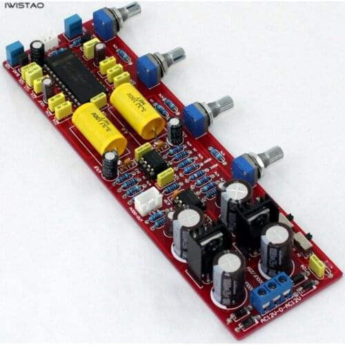 IWISTAO IWISTAO Tone Adjustment Board LM4610 Bass Treble Balance Volume Control Replace LM1036 DIY Free Shipping