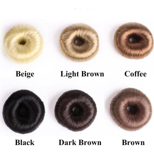 Women New Hot Fashion Magic Hair Donut Shaper Hair Ring Elegant Ladies Girls Bun Maker Hair Styling Tools Accessories Wholesale