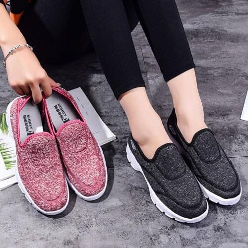 Summer Shoes For Women Knitting Breathable Womens Loafers Men Vulcanized Sneakers Summer Couple Sneakers Free TranspOrtation