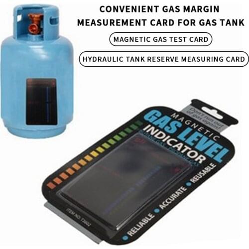 Magnetic Gas Cylinder Tool Gas Tank Level Indicator Propane Butane LPG Fuel Gauge Caravan Bottle Temperature Measuring