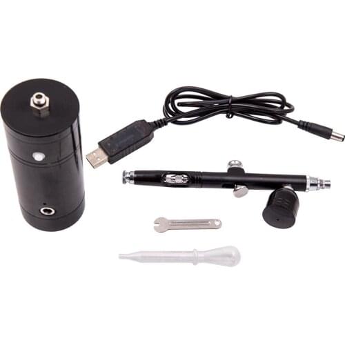 Mini Airbrush Air Compressor Kit Set 0.3mm Spray Gun Painting Craft Tattoo Sets
