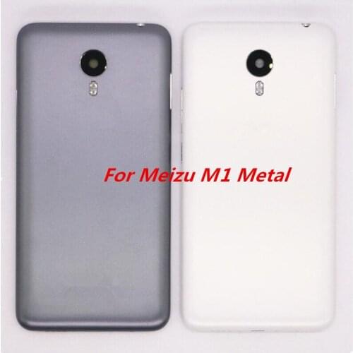 New Battery Back Cover For MEIZU M1 Metal Version 5.5" Housing Door Case with Side Power Volume Switch Key Buttons