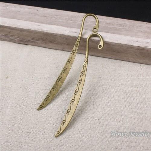 Wholesale 4 pcs quality Antique bronze Bookmarks Pendant Zinc Alloy Metal DIY Bracelet Necklace Jewelry Accessories