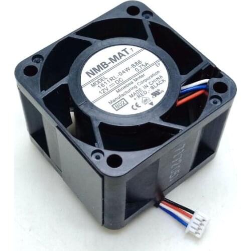 Original NMB-MAT 4028 12V0.75A 1611RL-04W-B86 four-line high-volume violent cooling fan