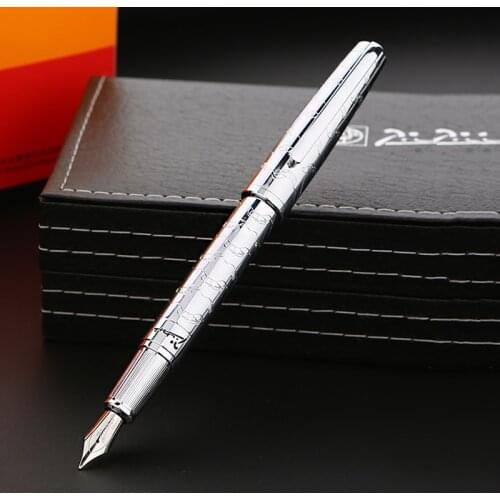 Picasso 918 Pimio Dreamy Polka Exclusive Metal Fountain Pen Iridium Fine Nib Ink Pens Gift Box Optional Business Office Gift