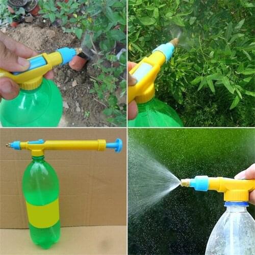 Mini Water Bottles Plastic Sprayer Head Pesticide Spraying Head Garden Bonsai Pressure Trolley Gun Sprayer Agriculture Tools