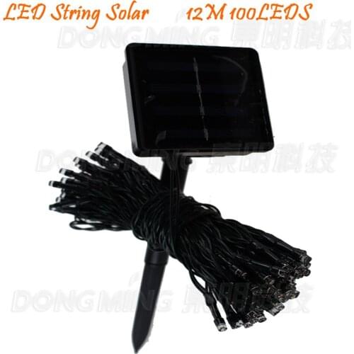 Solar Christmas Lights 12m 100 LED 3 Modes Solar Fairy String Light for Outdoor,Gardens,Homes,Wedding,Christmas Party,Waterproof