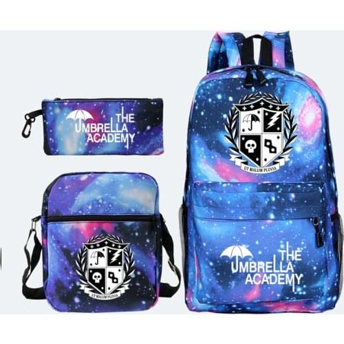 The Umbrella Academy Backpack School Bag Anime School Bags Casual Schoolbag Harajuku Travel Daypacks USB charging Backpack With