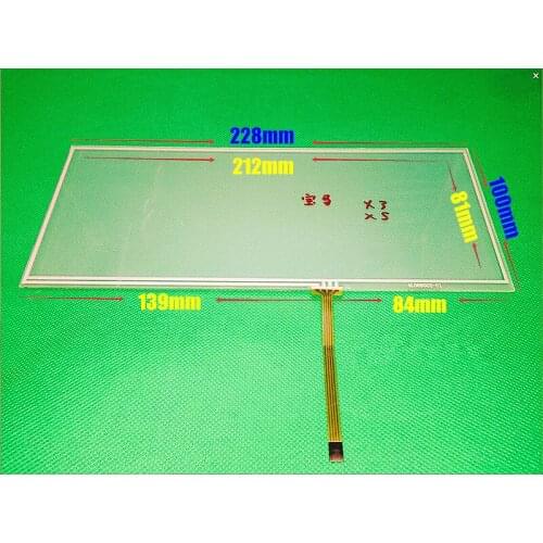 TOUCH For X3 X5 8.8-inch 228mm*100mm 228*100mm 4 wire Resistive Touch screen digitizer panel CAR GPS Navigation Touch Screen