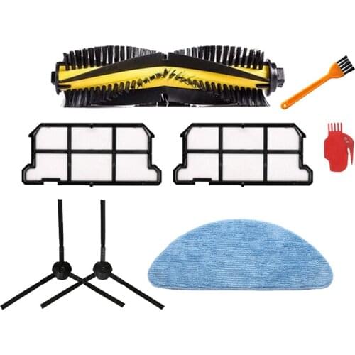 For ILIFE V7 V7S V7S Plus Spare Replacement Kit Filter Mop Cloth Side Brush Vacuum Cleaner Accessory