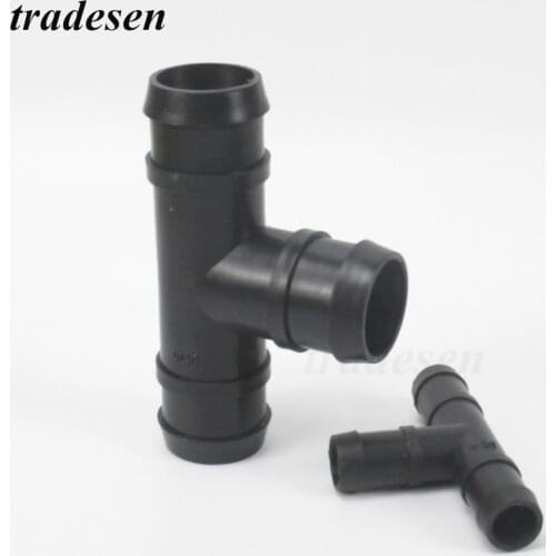 1pc Garden hose tee water splitter 88mm 108mm hose 3-way connector garden irrigation connector barbed drip irrigation fittings
