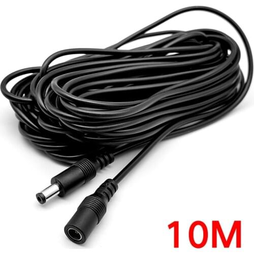 1m 2m 3m 5M 10M 12V DC Extension Cable 5.5*2.1mm Male Female Power Cord DC connector For LED Strip Light Adapter CCTV Camera