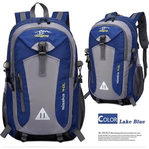 40L Waterproof Mountaineering Backpack Outdoor Sports Bag Travel Backpack Camping Backpack Men And Women Mountaineering Bag