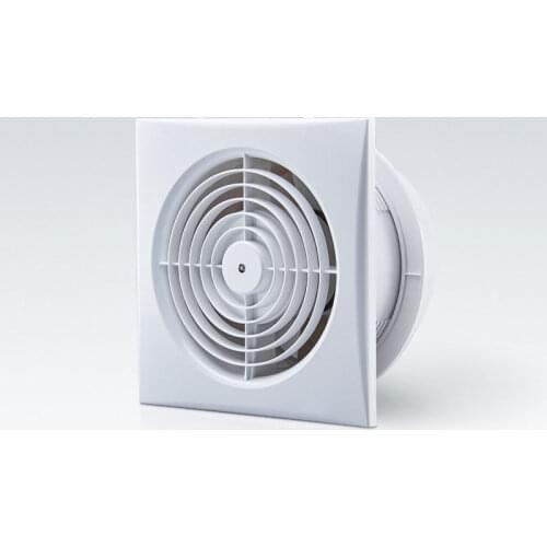 220V EU 5.9inch 7.6 inch Exhaust Fan Home Bathroom Kitchen Bedroom Toilet Low Noise Ventilator Hotel Wall Silent Extractor Pipe