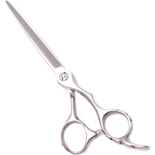 Hair Cutting Scissors 5.5" 6" C9202 Customized Logo Japan 440C Flat Scissors Professional Hairdressing Scissors Finger Rest DIY
