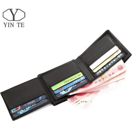 YIN TE Black Wallets