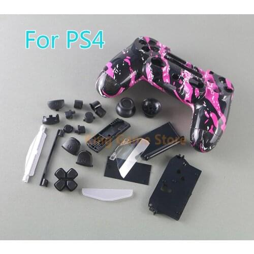1set Full Housing Shell Front Back Case Cover + Inner Stand For Playstation 4 PS4 Controller Gamepad Repair