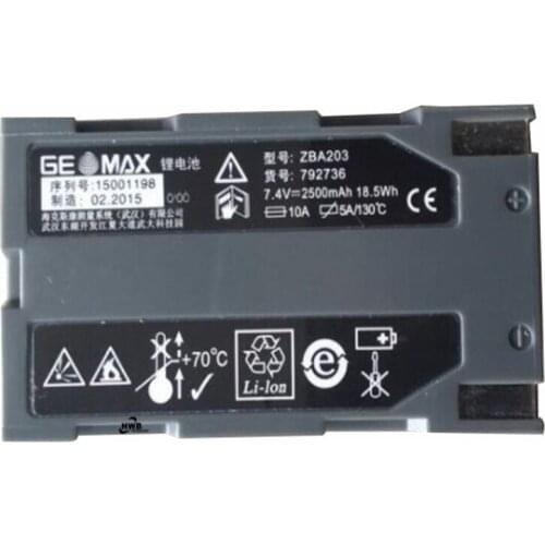 1pc GEOMAX ZBA203 (ZBA202) Battery for GEOMAX Zenith10/20 GNSS