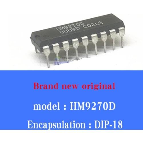 10/pcs Lot Brand new original HM9270D dual-tone multi-frequency receiver straight plug DIP-18 spot supply