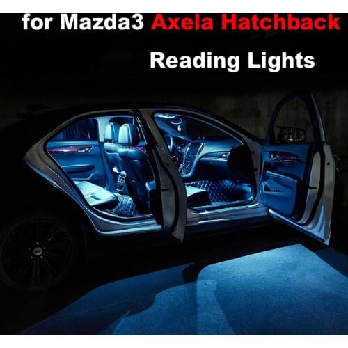 7x Interior Light Kit For Mazda 3 BM Axela Hatchback 2014 2015 2016 2017 2018 2019 LED Dome Map Lamps Reading Light Trunk Lamps