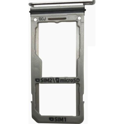 Dual Sim Card Tray Replacement for Samsung Galaxy S8 G950F G950U (Golden)